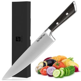 8 Inch Chef Knife, Sharp Japanese High Carbon Steel Kitchen Knives, Professional Cooking Knife With Sandalwood Handle (Option: Chef knife)